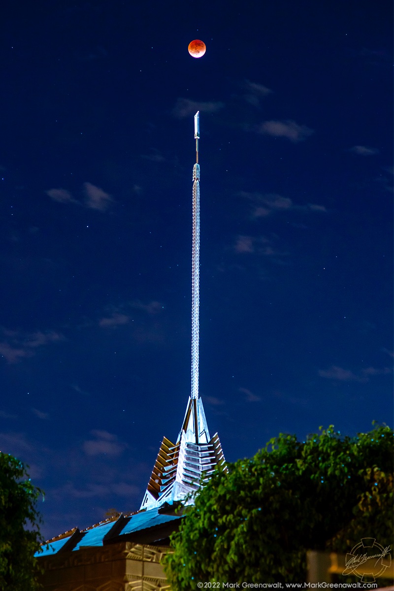 Lunar Eclipse Over Arizona BiltmoreFeatured Image