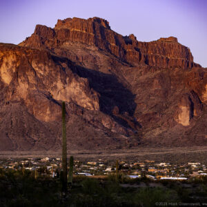 Mountain Lion Shadow on the Superstition Mountains