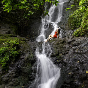 Cascade Into Bliss at Likelike Falls in Oahu Hawaii