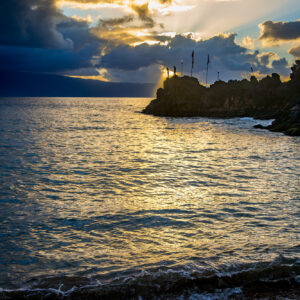 Black Rock Cliff Divers of Ka'anapali in Maui Hawaii