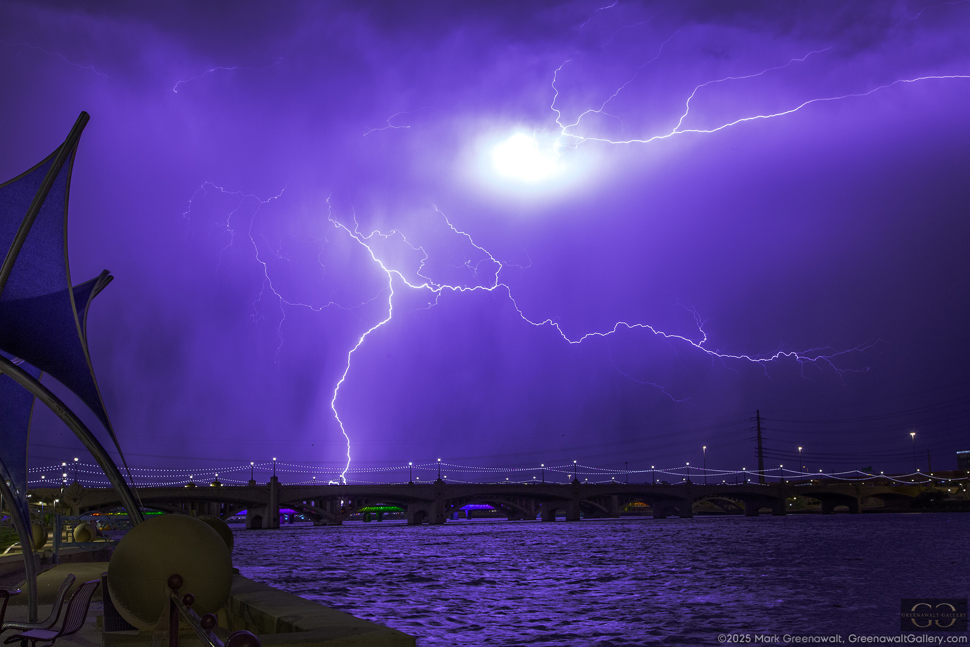Lighting Over Mill Avenue BridgeFeatured Image