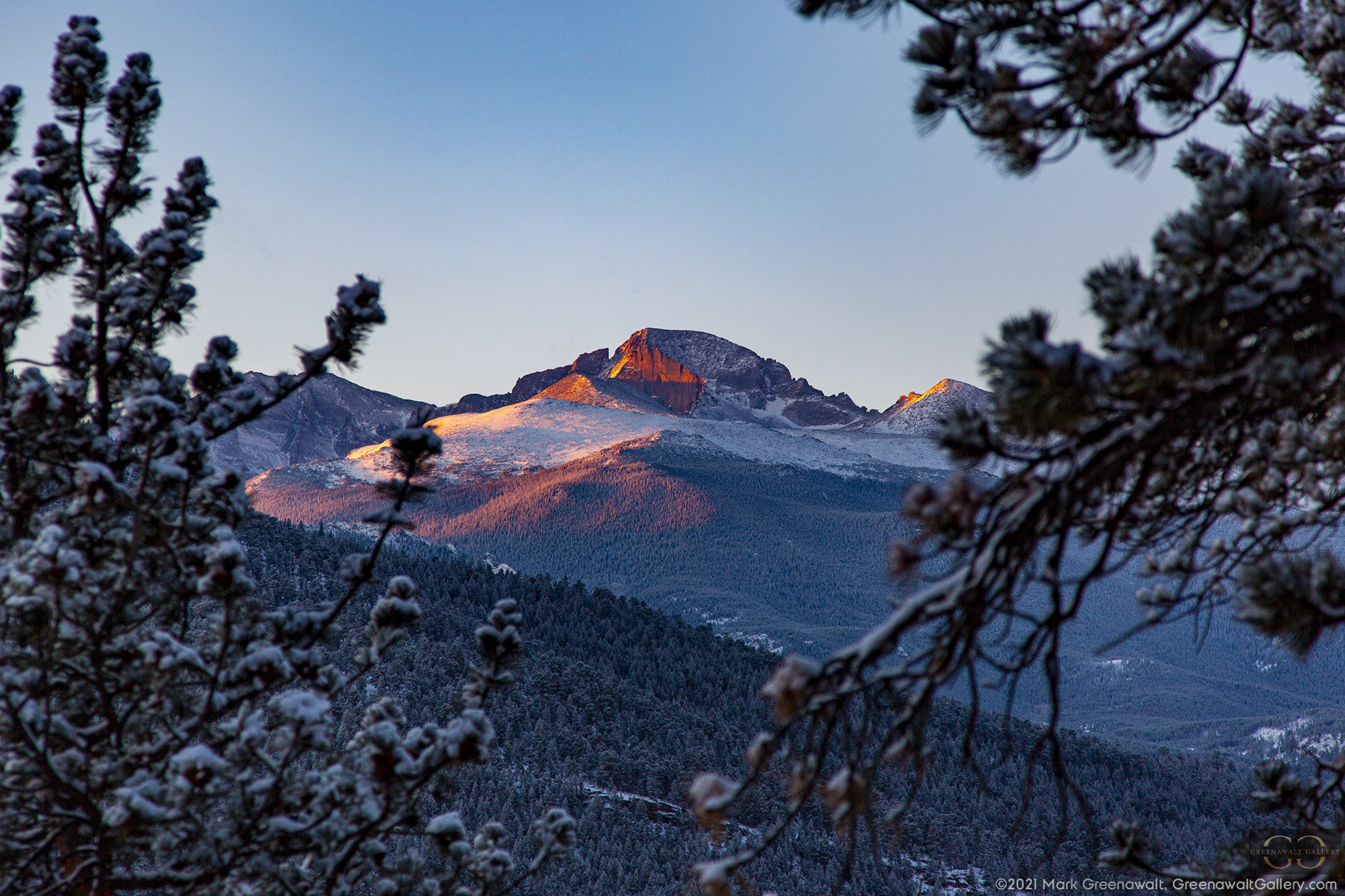 Sunrise on Longs Peak in Rocky Mountain National ParkFeatured Image